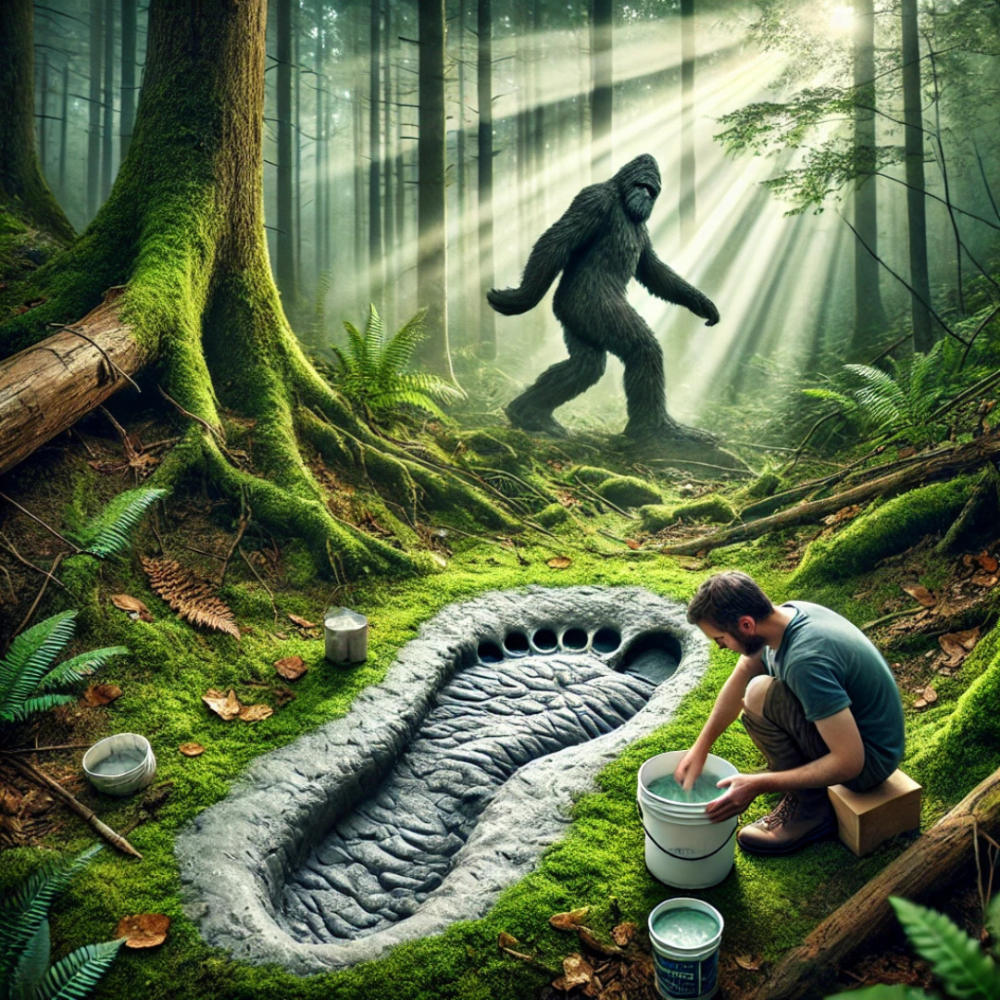 Bigfoot’s Footprints: DIY Plaster Magic For Bigfoot Hunters!