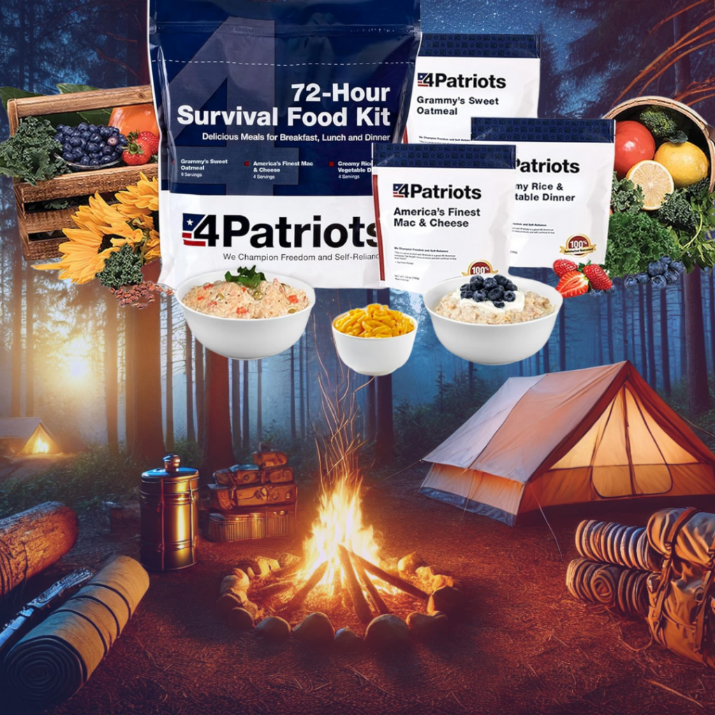4Patriots 72-Hour Emergency Food Supply – Be Ready Anytime!