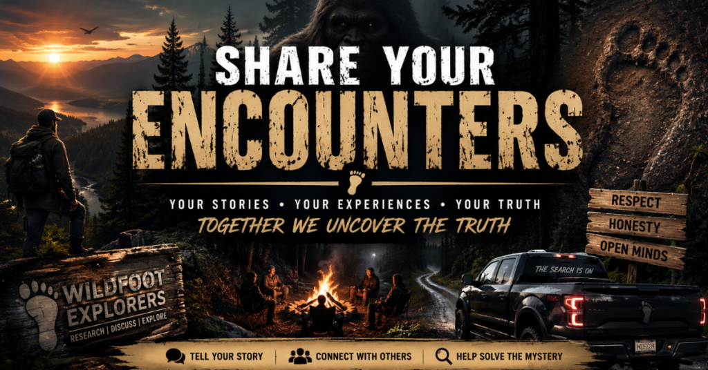 Share your encounters with Wildfoot Explorers