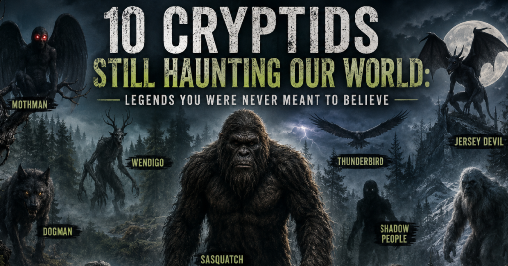 10 Cryptids Still Haunting Our World | Wildfoot Explores